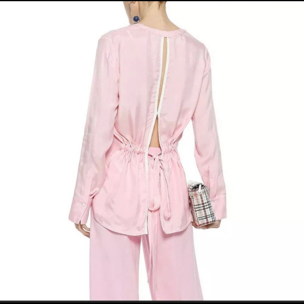 Sandro open back Blouse